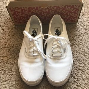 Vans authentic low profile lace up- worn once!